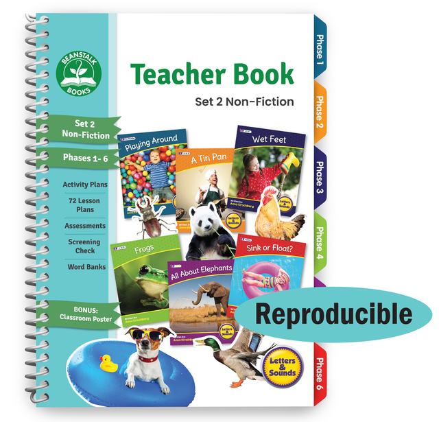 Beanstalk Books Decodable Readers - Set 2 Non-Fiction - Teacher Book