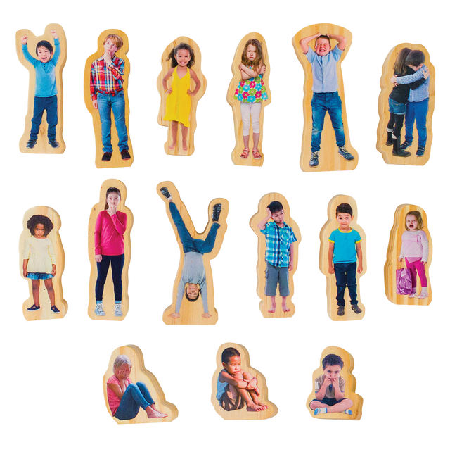 How Am I Feeling today? – Wooden people