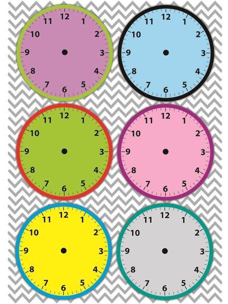 6 Clock Faces Magnetic