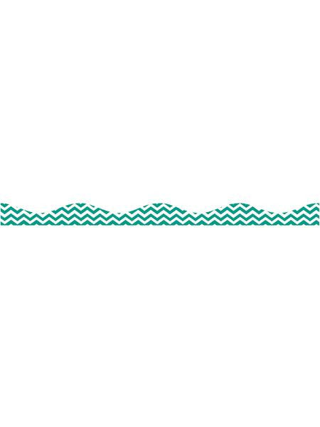 Turquoise Chevron Mag Border