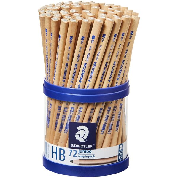 Jumbo HB Pencil Natural x 72
