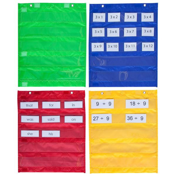 Magnetic Pocket Chart Squares - Set of 4