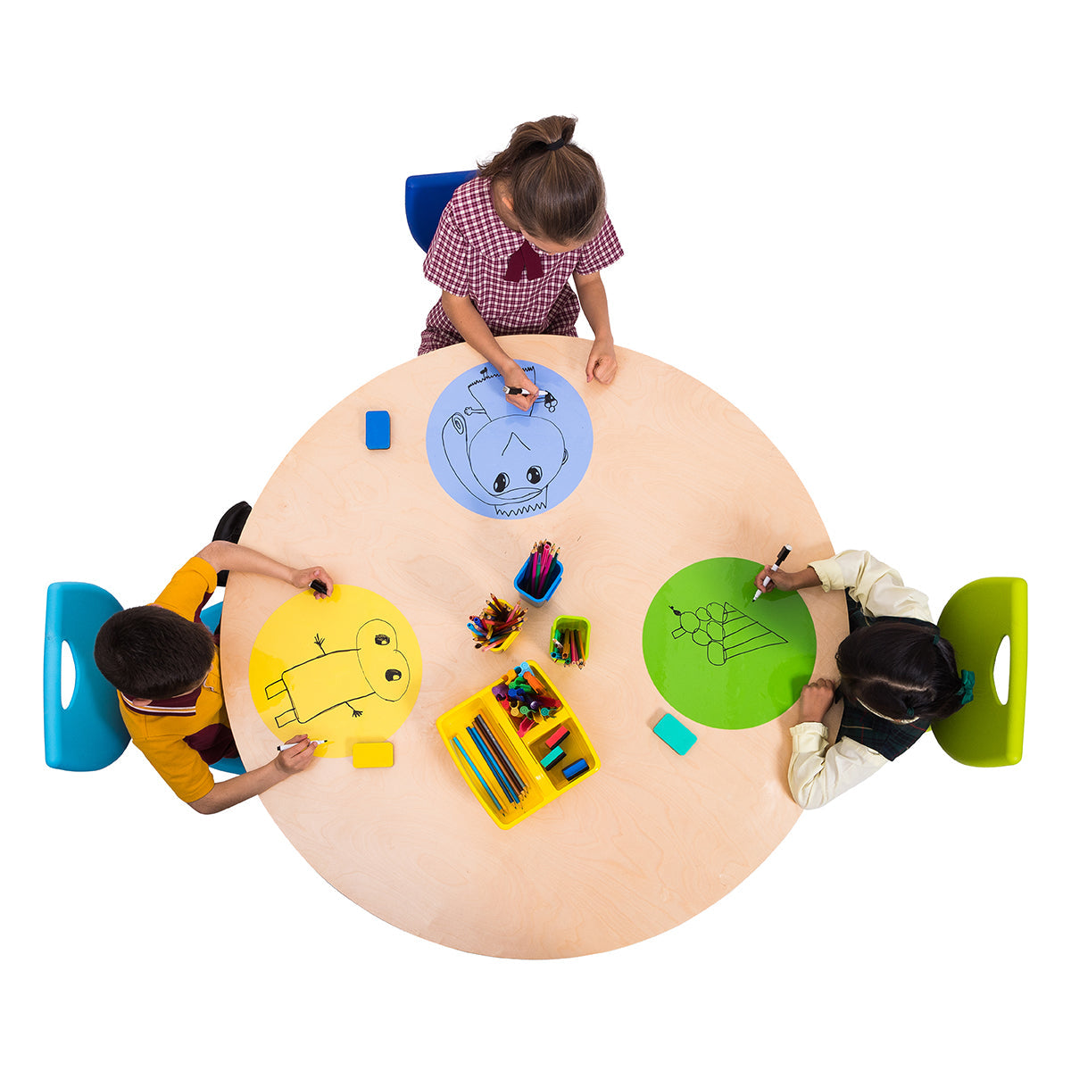 Small Dry Erasers - Pack of 10
