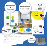 Dry Erase Dot Stickers