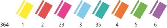 Textsurfer® classic highlighters - wallet of 6 assorted colours