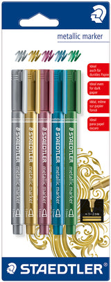 Metallic Markers - Set of 5