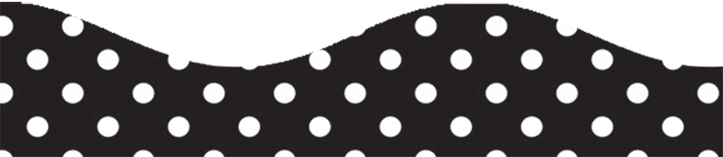 White Dots Magnetic Border