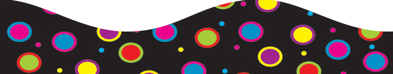 Colour Circles Magnetic Border