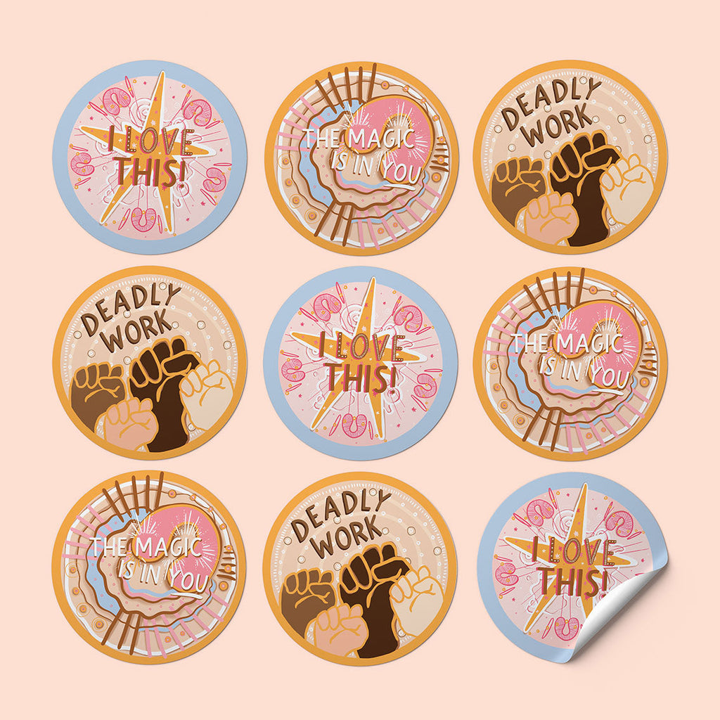 Indigenous Teacher Stickers