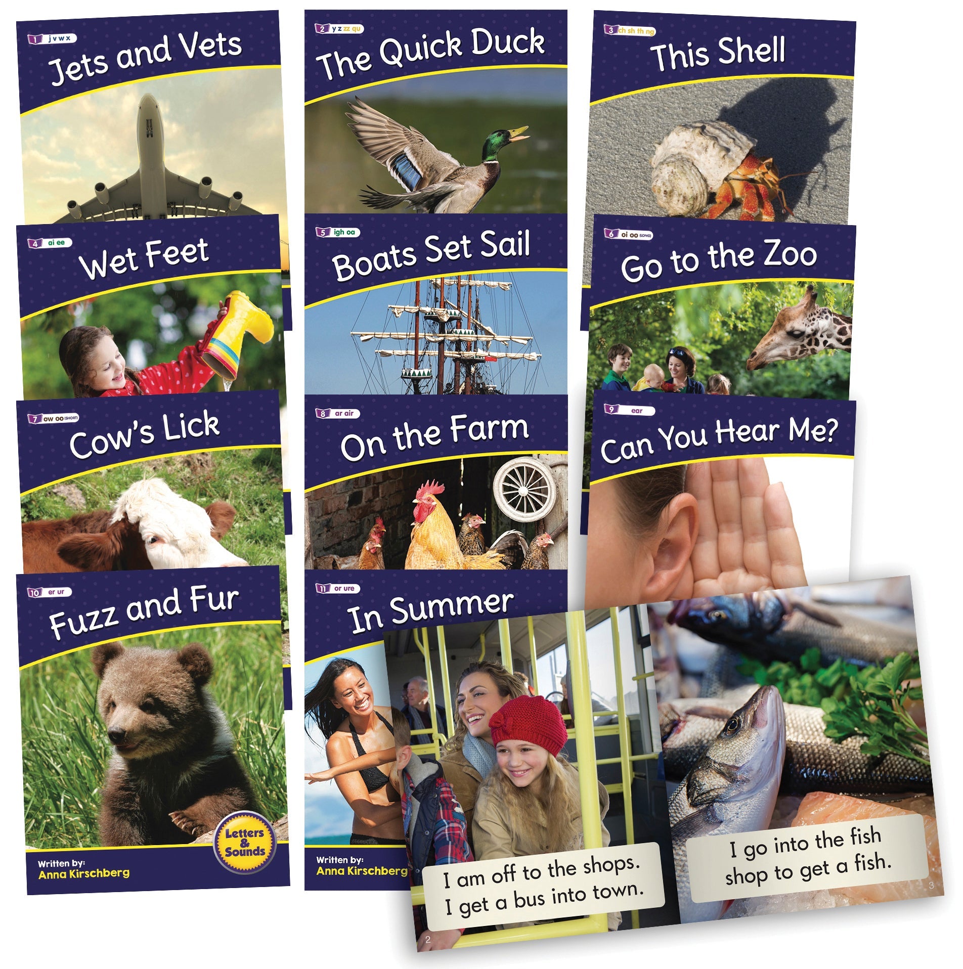 Decodable Readers Non Fiction Set 2 Phase 3: Phonics