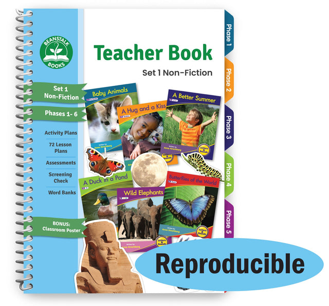 Beanstalk Books Decodable Readers - Set 1 Non-Fiction - Teacher Book