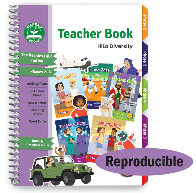 Beanstalk Books Decodable Readers - Beanies - Teacher Book
