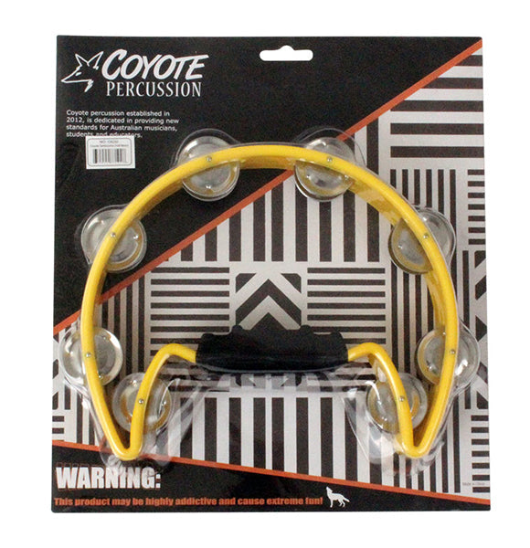 Coyote Tambourine Half Moon - Different colours available