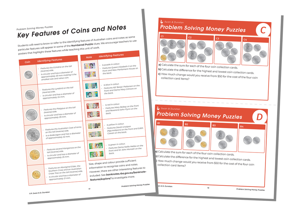 Problem Solving Money Puzzles