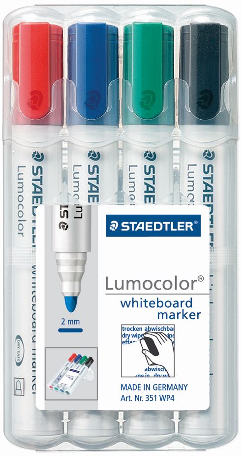 Whiteboard Markers Wallet - Assorted Colours