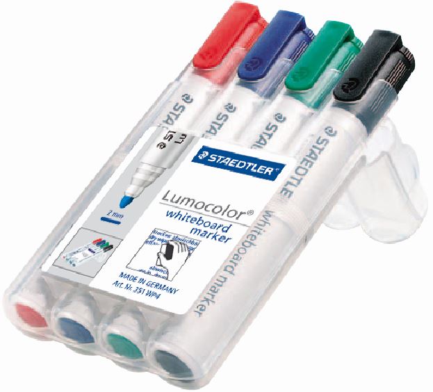 Whiteboard Markers Wallet - Assorted Colours