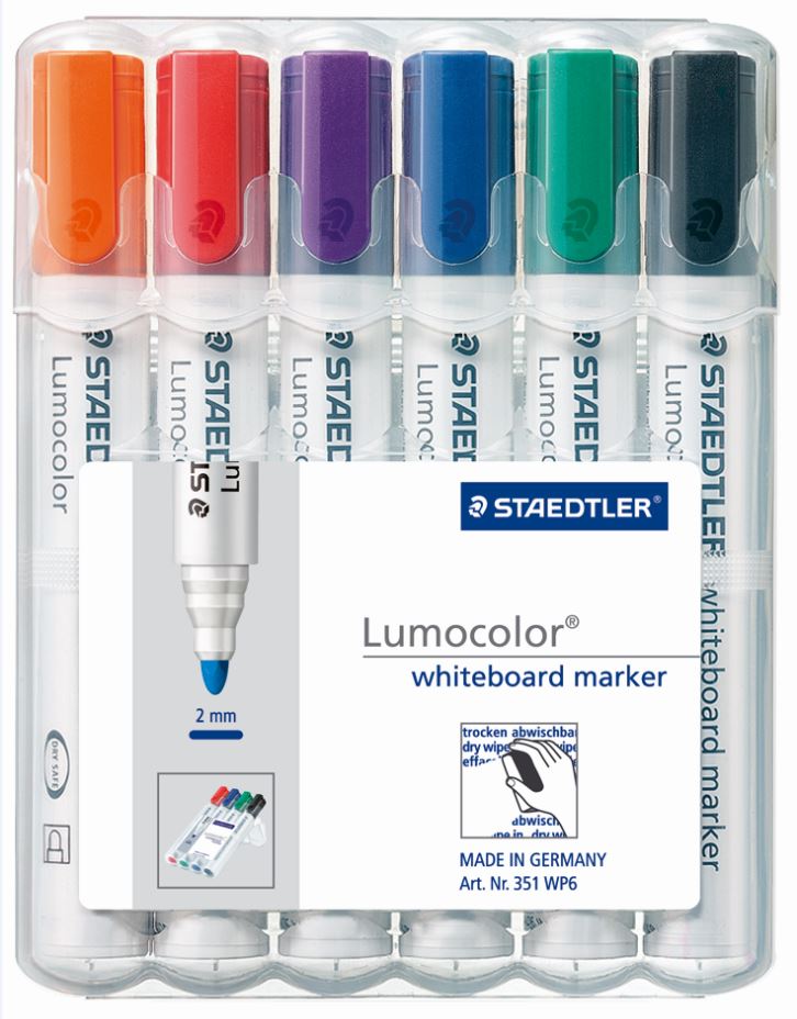 Whiteboard Markers Wallet - Assorted Colours