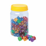 8-Sided Polyhedral Dice - 100 PC