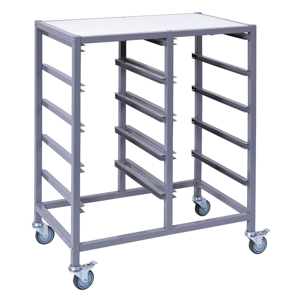 Double Tote Tray Trolley Frame - Tote Trays optional