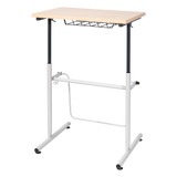 Gas Lift Sitting/Standing Desk with Swing Bar
