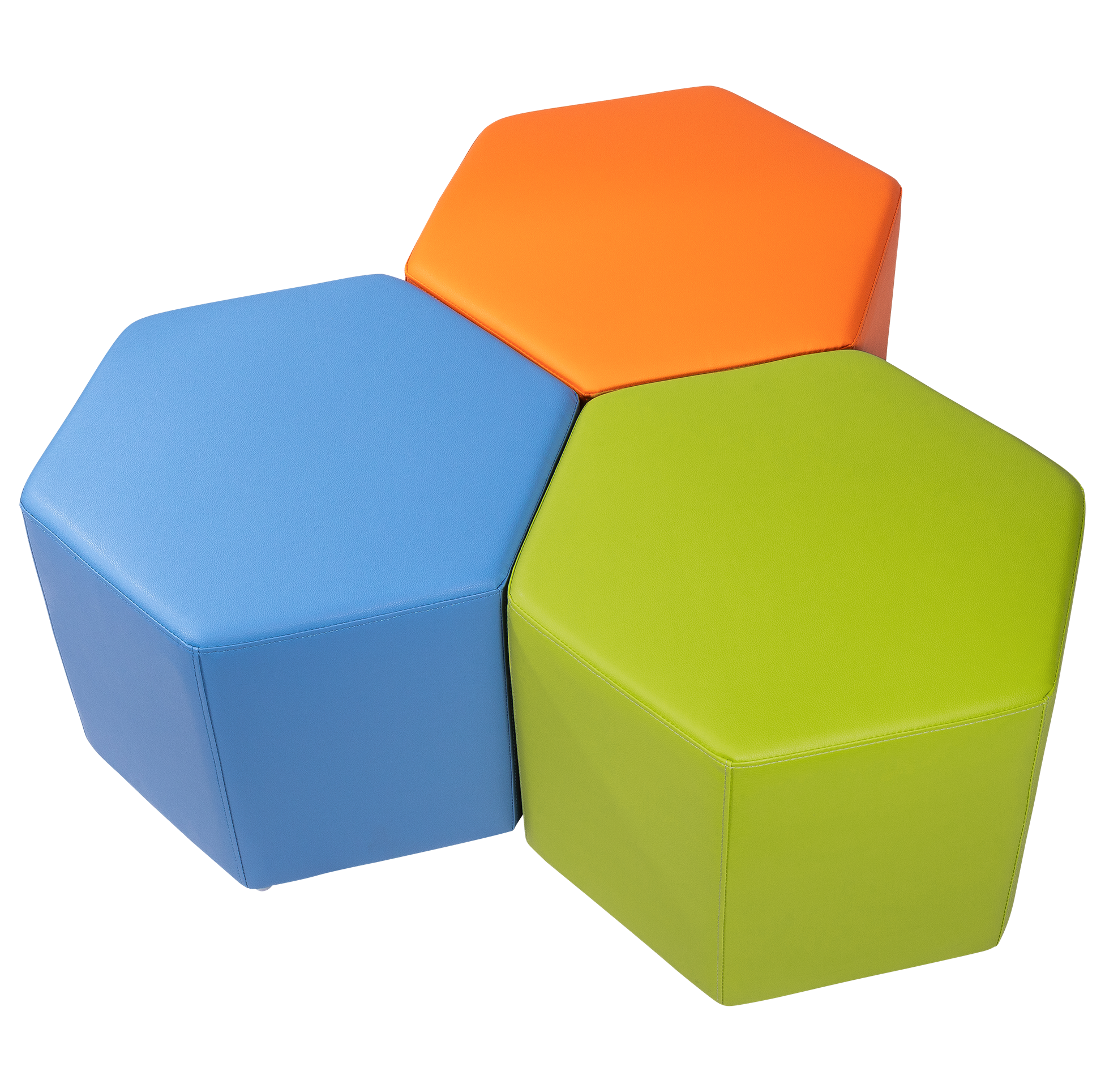 Large Hexagonal Ottoman