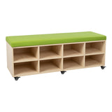 8 Bay Mobile Storage Trolley With Seat