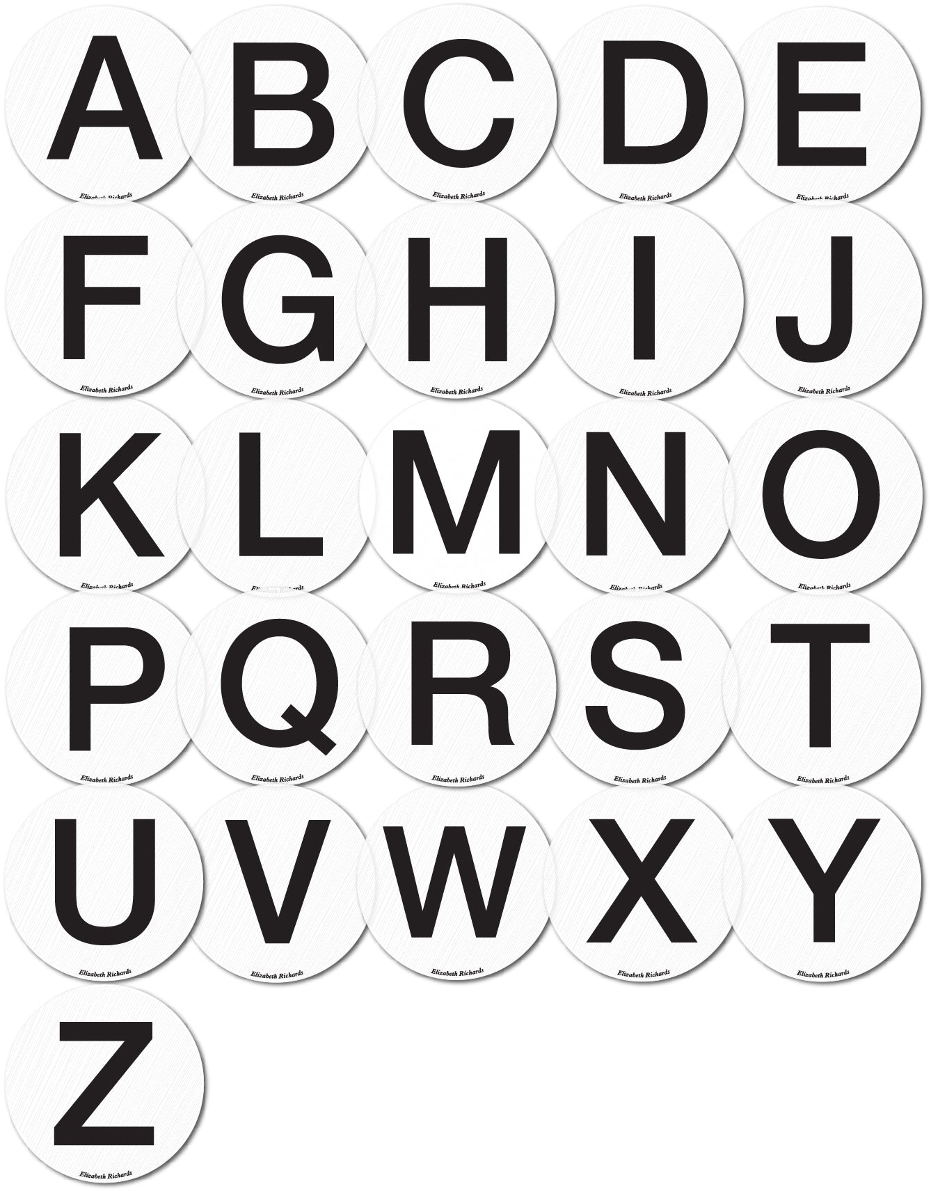 On Your Marks - Letters