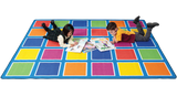 Colour Squares Placement Rug - 30 Squares