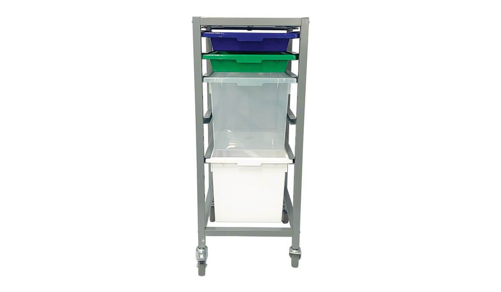 Single Tote Tray Trolley Frame - Tote Trays optional