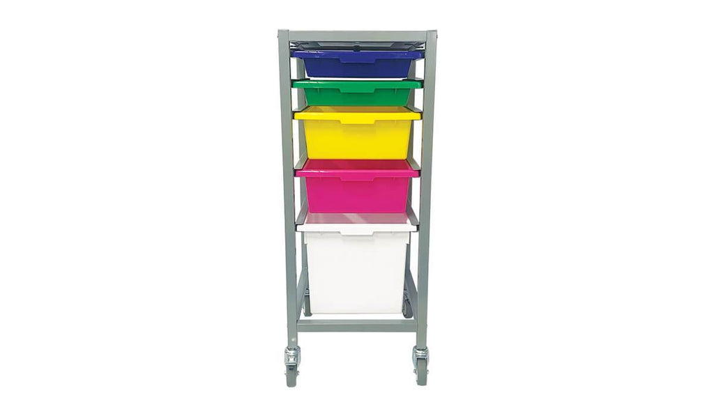Single Tote Tray Trolley Frame - Tote Trays optional