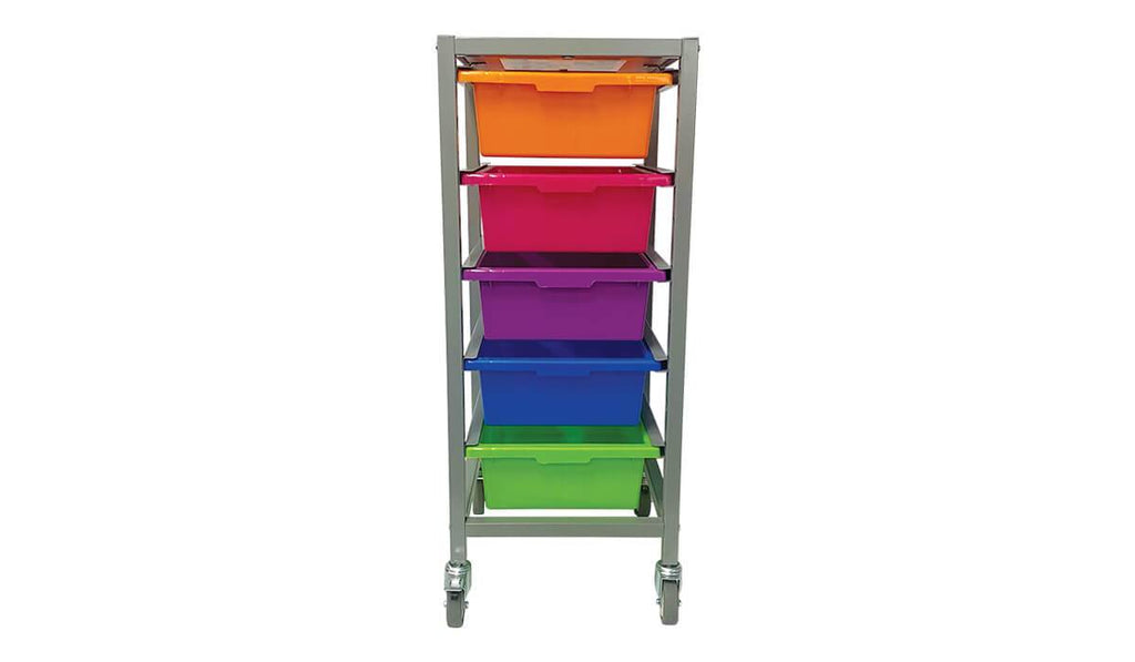 Single Tote Tray Trolley Frame - Tote Trays optional