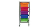 Single Tote Tray Trolley Frame - Tote Trays optional