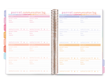 Elizabeth Richards 2023 Teacher Planner parent communication double page spread