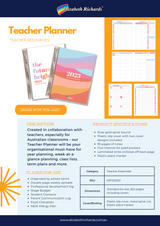 Elizabeth Richards Teacher Planner 2023