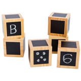 Fun with Chalk! - Wooden Cubes