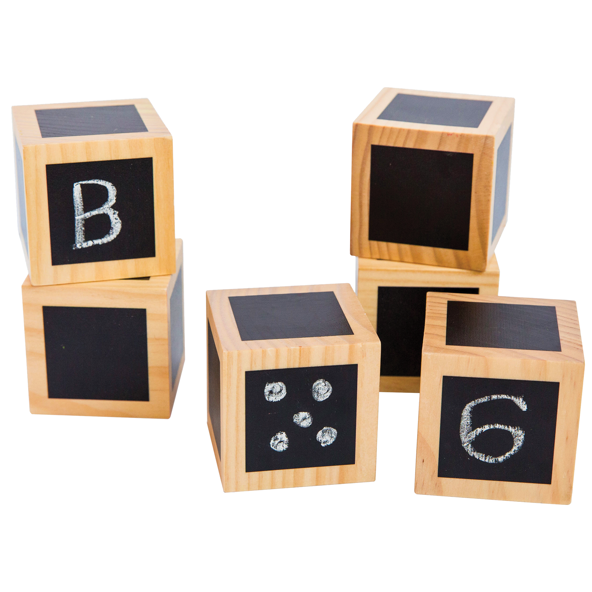 Fun with Chalk! - Wooden Cubes
