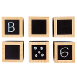 Fun with Chalk! - Wooden Cubes