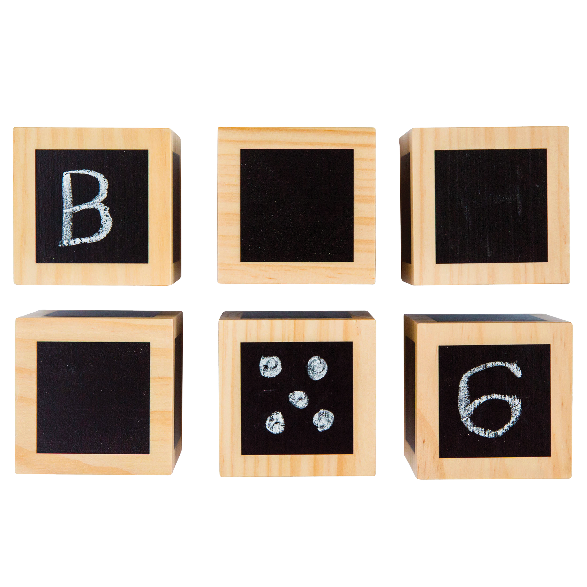 Fun with Chalk! - Wooden Cubes