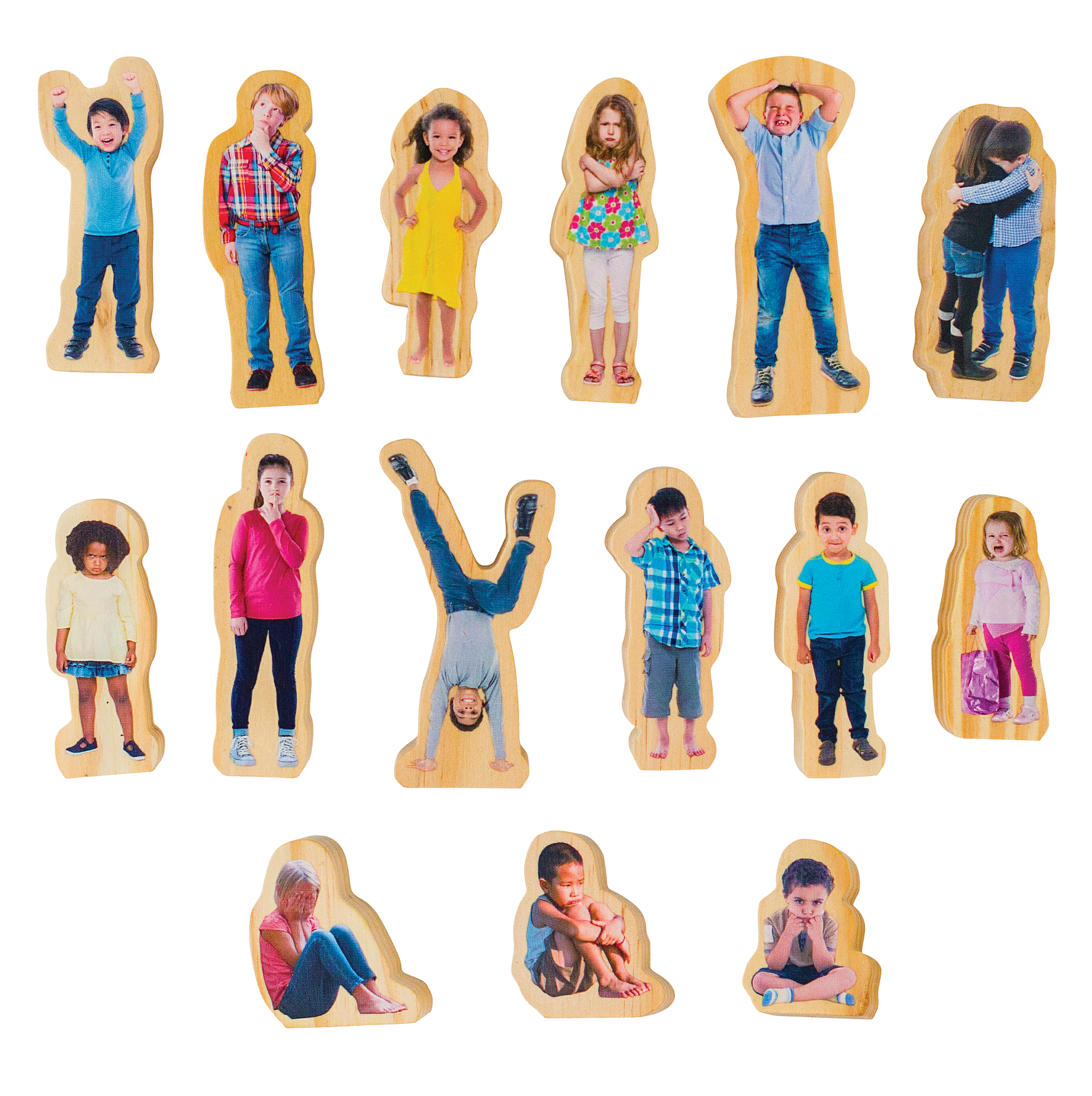 How Am I Feeling today? – Wooden people