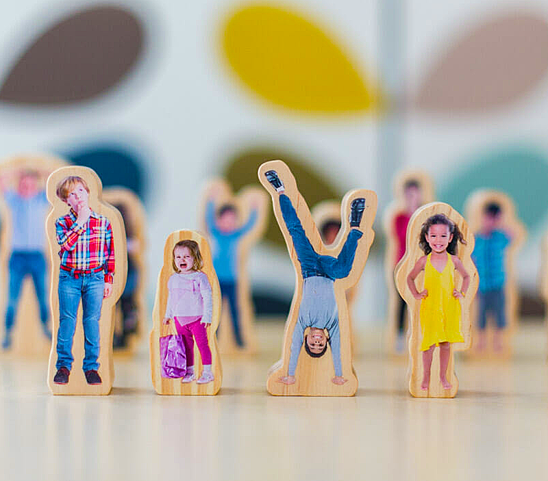 How Am I Feeling today? – Wooden people