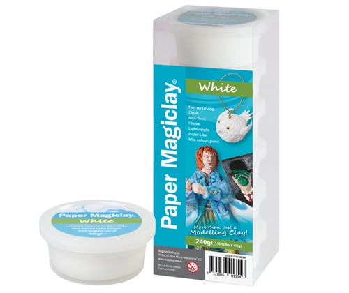 Paper Magiclay 240g White - Canister