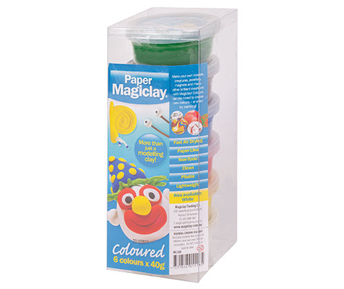 Paper Magiclay Coloured 240g - Canister