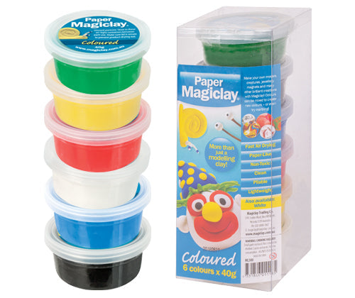 Paper Magiclay Coloured 240g - Canister