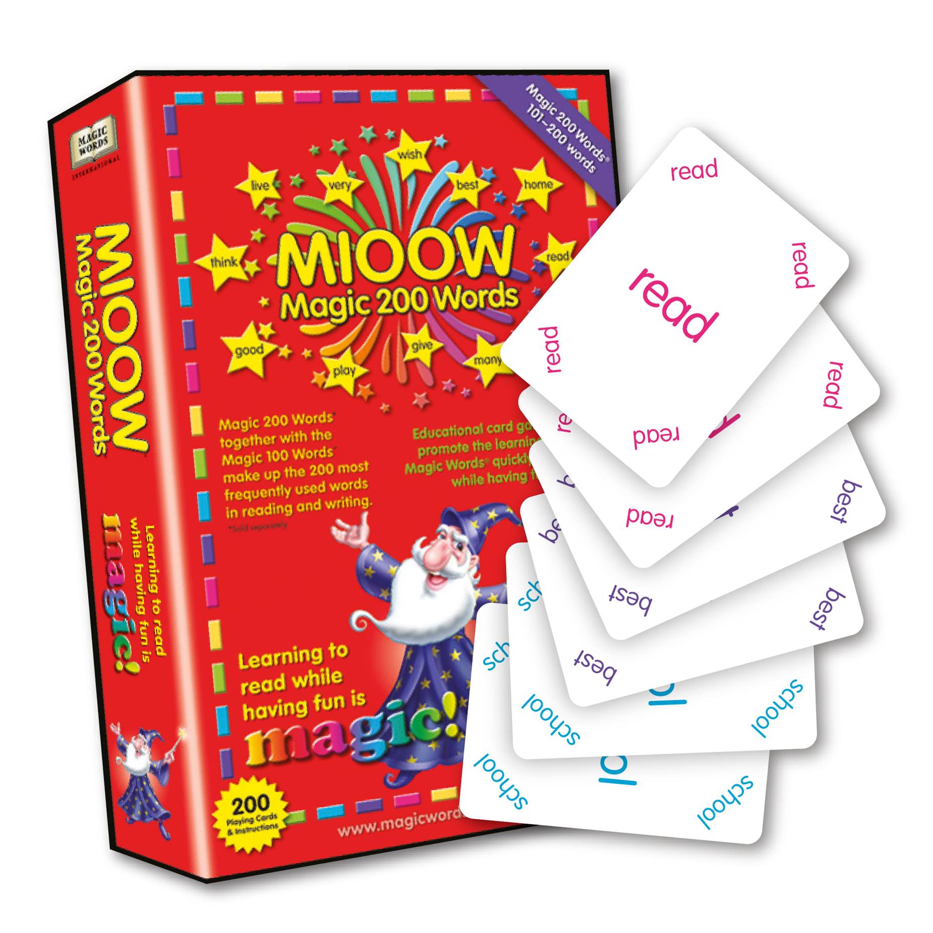 Magic 200 Words Playing Cards