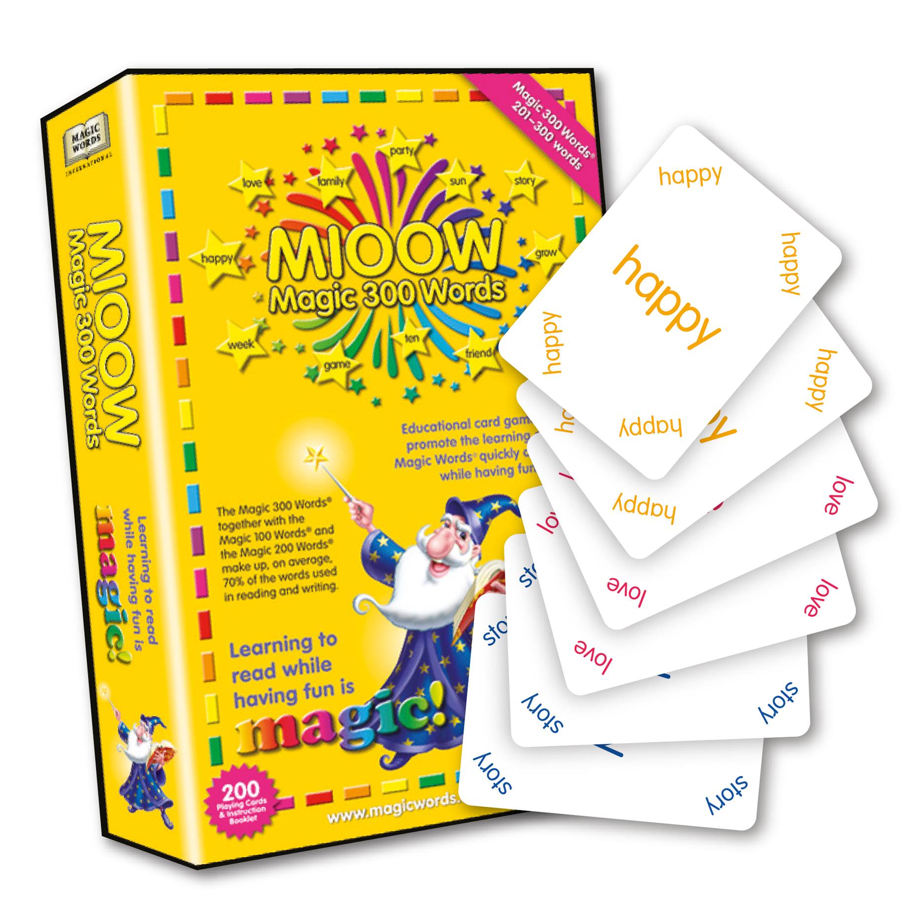 Magic 300 Words Playing Cards