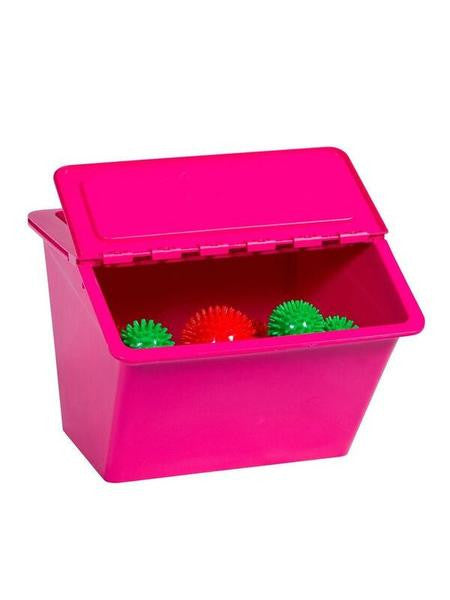 Stackable Storage Container with Flap Lid