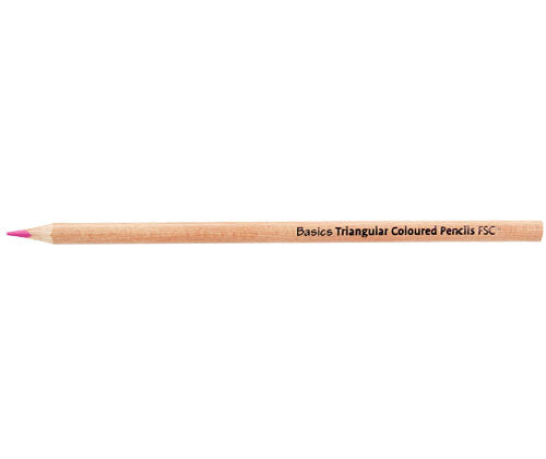 Basics Triangular Colour Pencils 24's