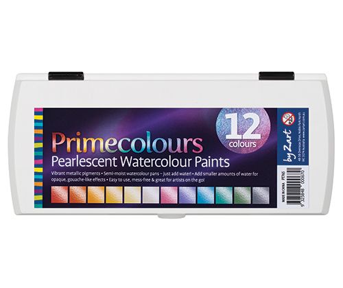 Primecolours Watercolours Pearlescent 12's