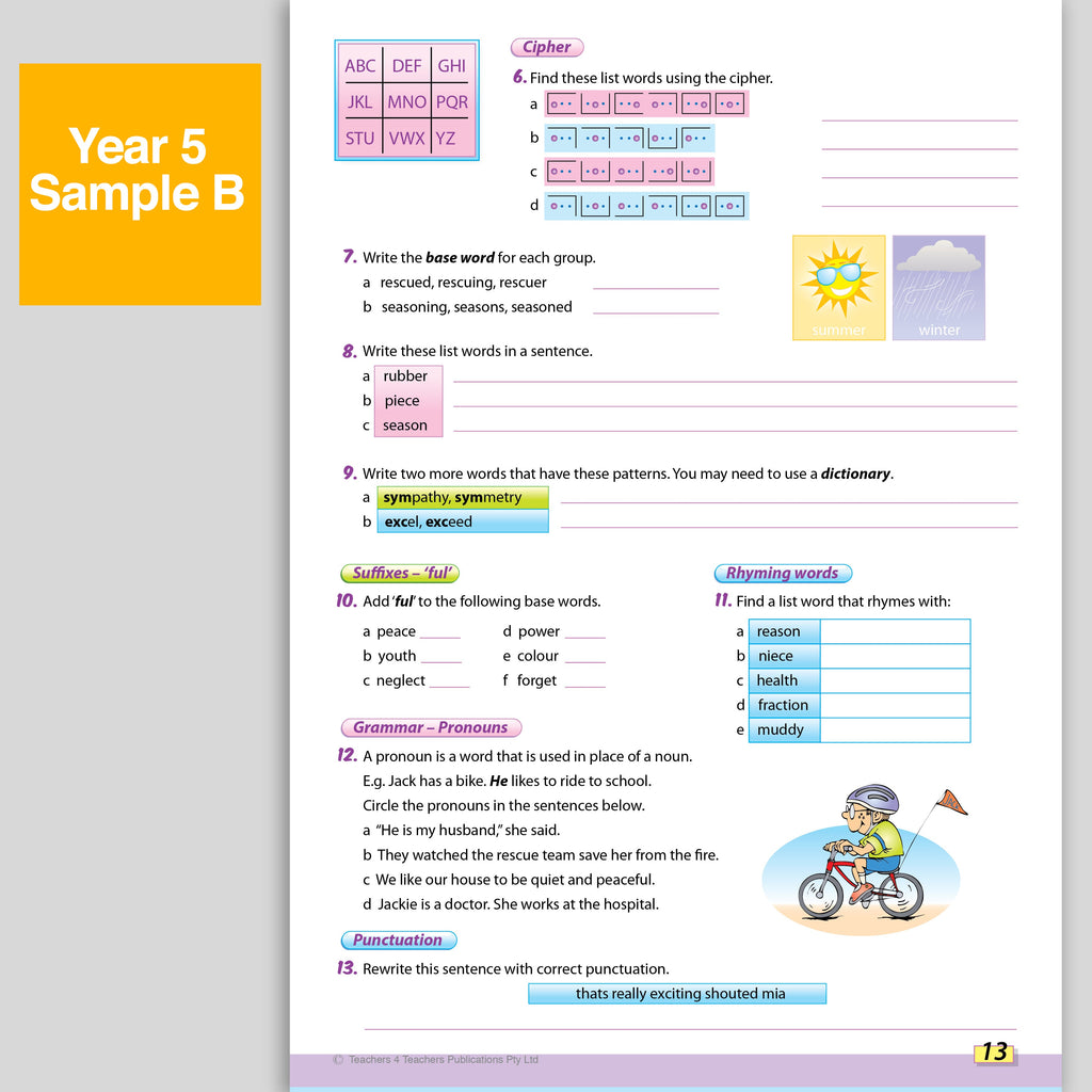 Spelling Conventions Books