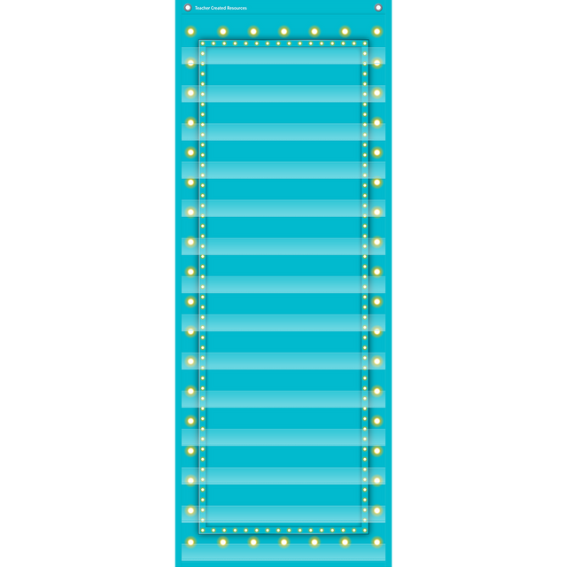 Blue Marquee 14 Pocket Chart